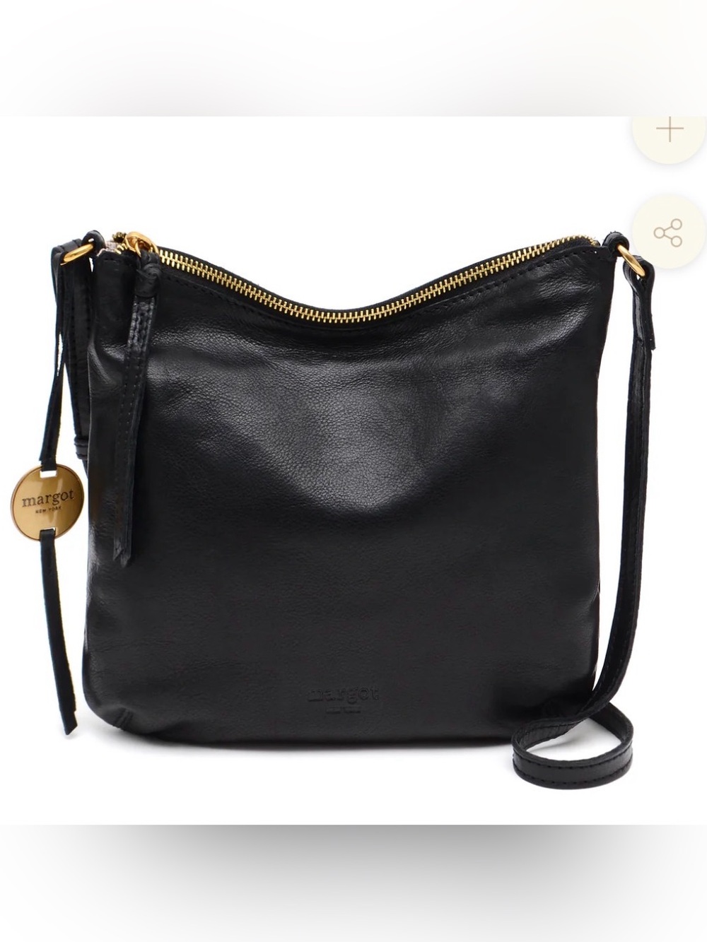 Margot SM Remy Black Hobo Bag